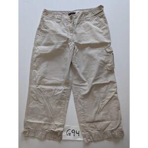 New York & Co Capri Pants Size 6 Tan -0323G94